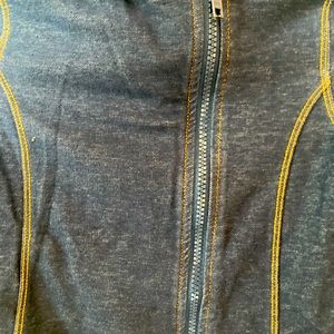 Zip up jean look jacket